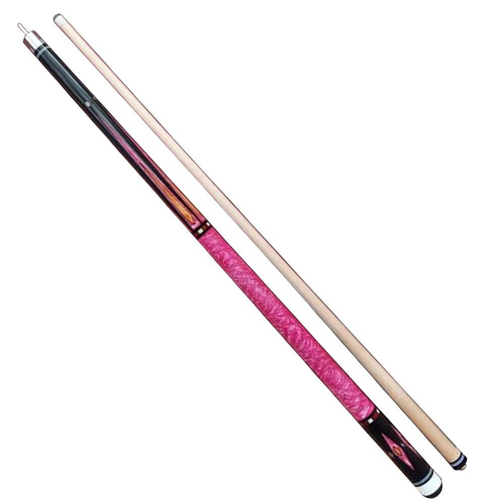 Boriz Billiards Pink Pool Cue Stick Classic Style Inlays 006