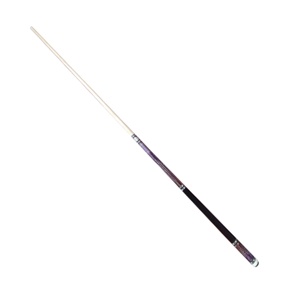 Boriz Billiards New Beautiful Black Lather & Purple Color Designer Pool Cue Stick Original for Champion 124