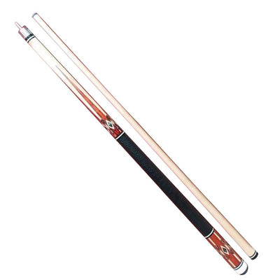 Boriz Billiards Black Leather Grip Classic Pool Cue Stick Inlays 011