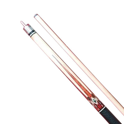 Boriz Billiards Black Leather Grip Classic Pool Cue Stick Inlays 011