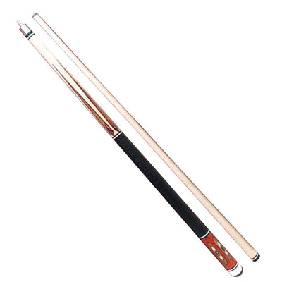 Boriz Billiards Black Leather Grip Vintage Pool Cue Stick Inlays 016