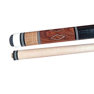 Boriz Billiards Ginger Color Stunning Black Leather Grip Pool Cue Stick Inlays 072