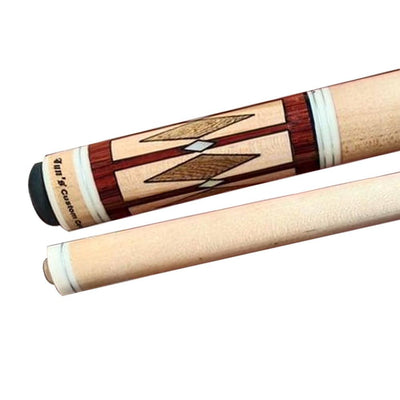 Boriz Billiards Cherry Color Attractive Original Inlaid Pool Cue Stick 086