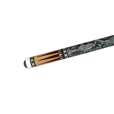 Boriz Billiards New Beautiful Snake Print With Brown & Golden Color Design Pool Cue Stick for Pool Cue Lover 117