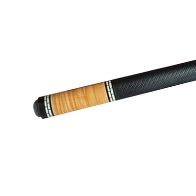 Boriz Billiards New Simple Black Leather & White Grip Pool Cue Stick for Billiard Lovers 139